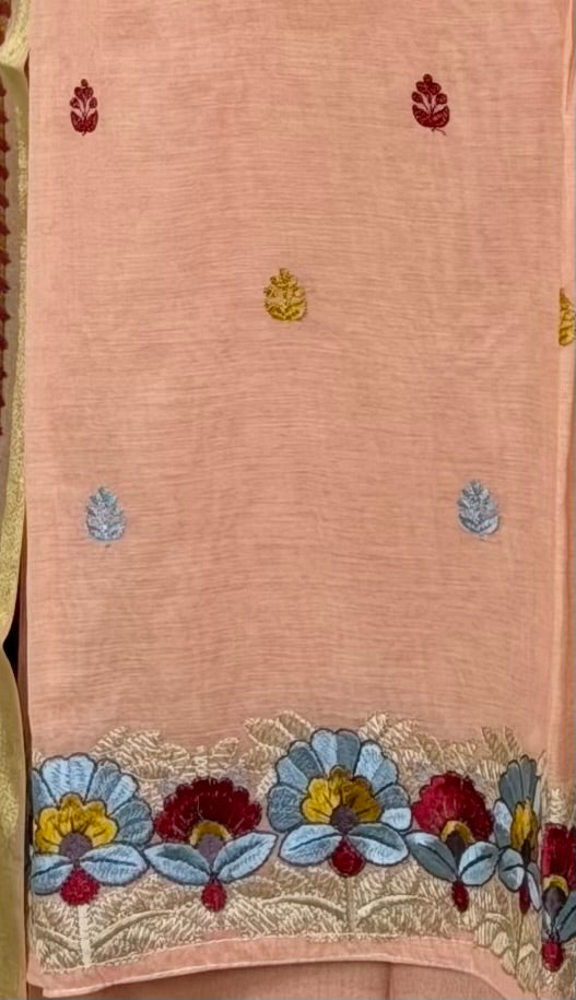 Pure Mulchanderi suit *Kalamkari Dupatta