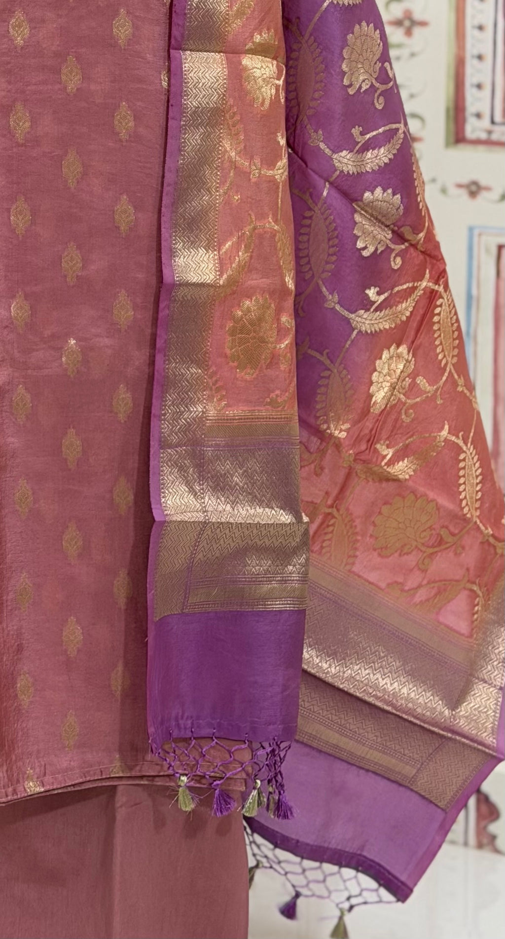 Pure Banaras Suit (3 piece)
