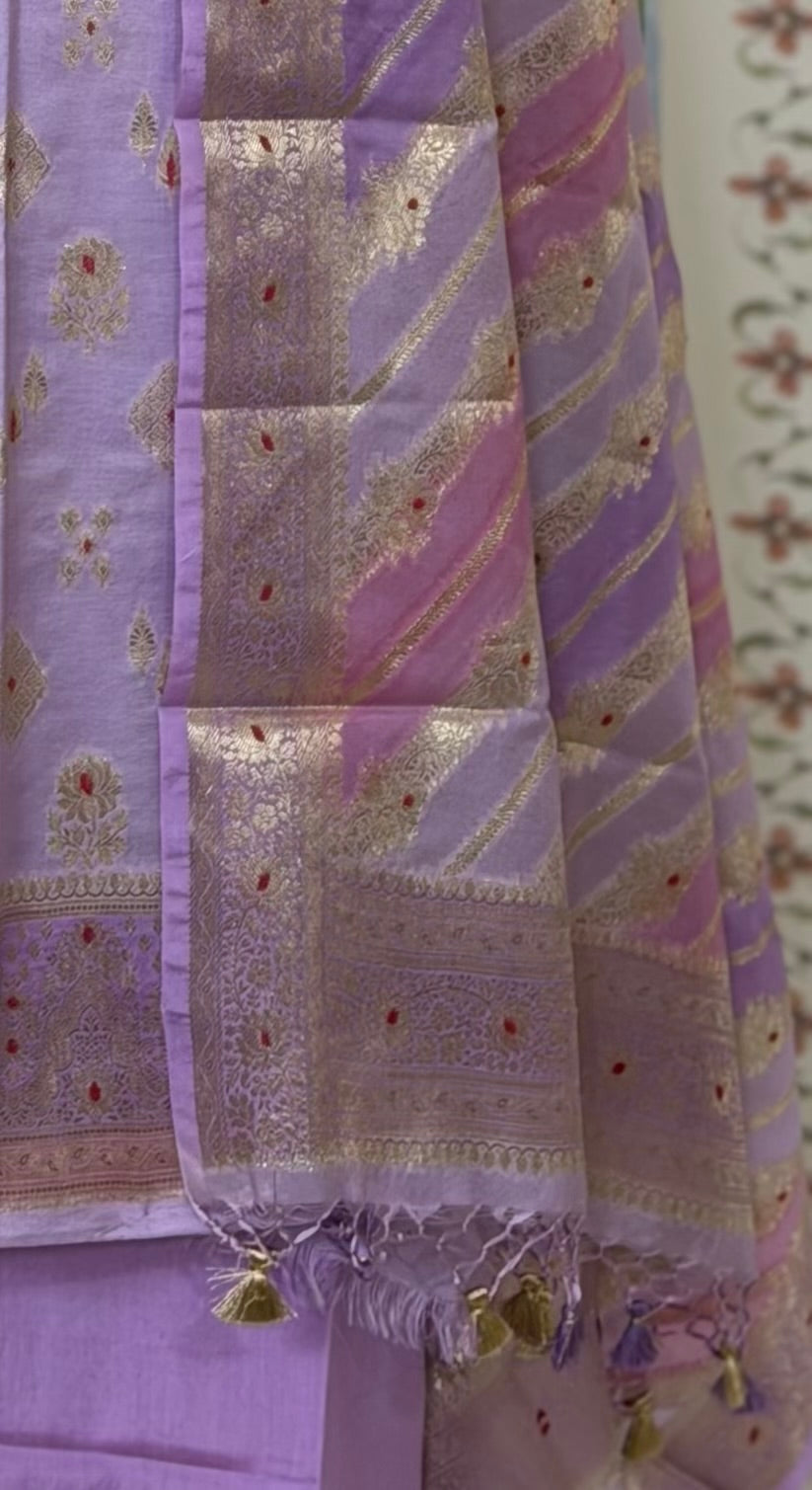 Pure Banaras Suit *Rangkat Duppatta