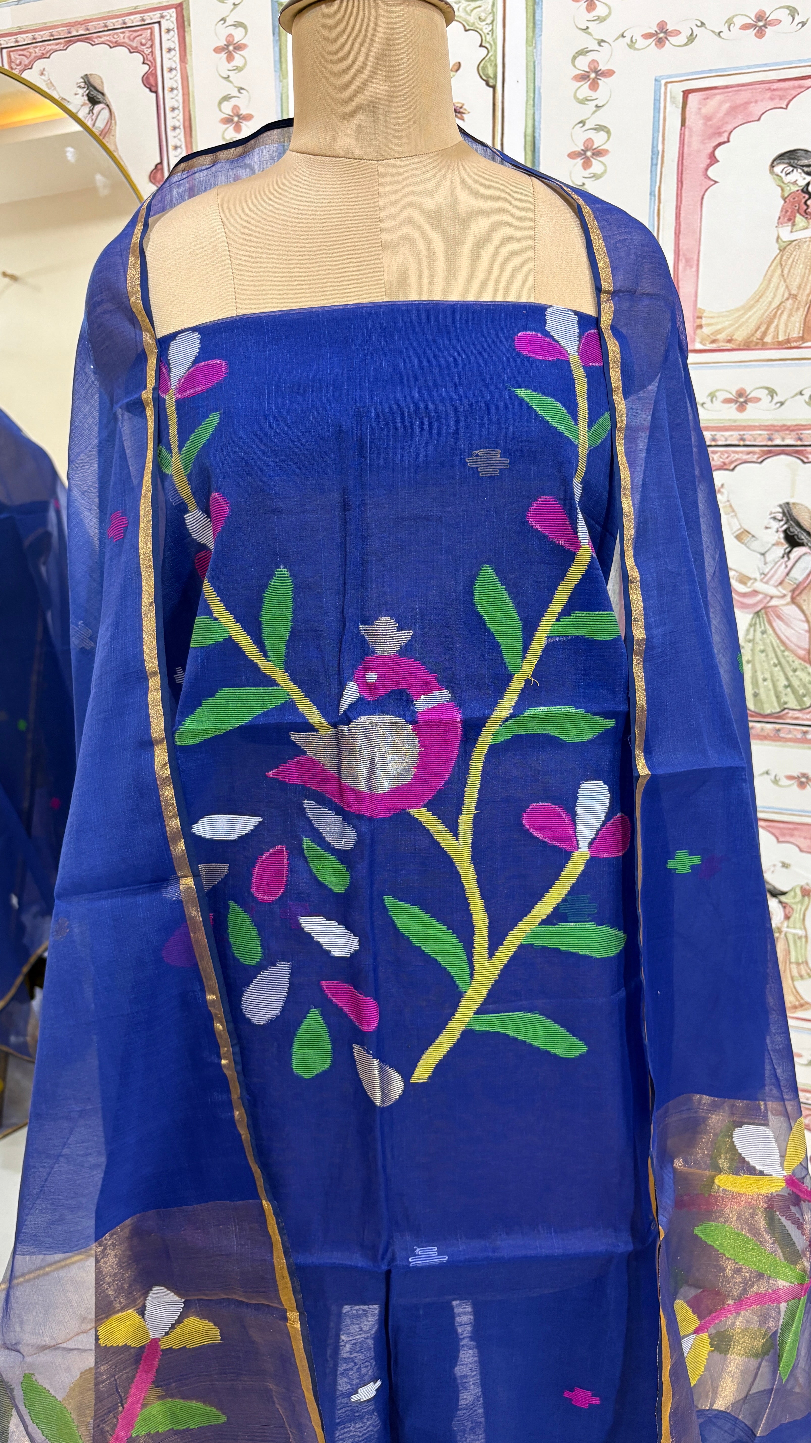 Pure Muslin Jamdhani (2 piece)