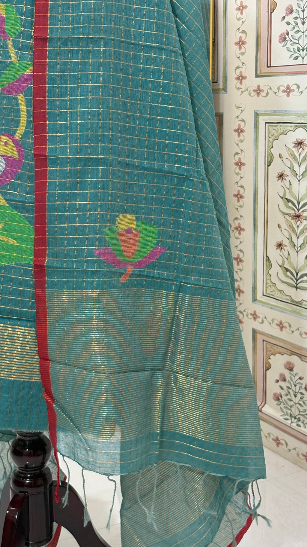 Handloom Cotton Jamdhani suit (2 piece)