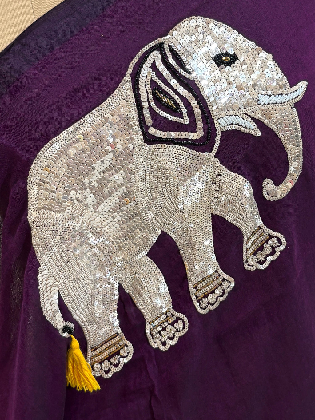 Elephant Mulcotton Saree